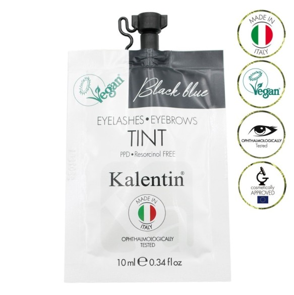 Tinta ibrida effetto henné preattivata - Nero Blu 10 ml - KALENTIN