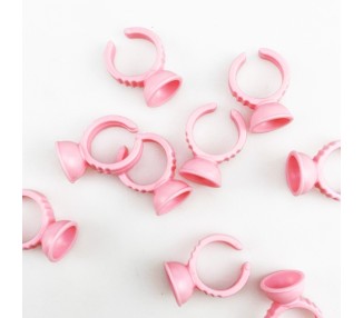 Anelli Porta Pigmento a Cono in Plastica Non Sterili - 50pz. makeup supply