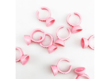 Anelli Porta Pigmento a Cono in Plastica Non Sterili - 50pz. makeup supply