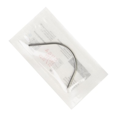 BodySupply Coated Sterile Curved Piercing Needles - 50 pz