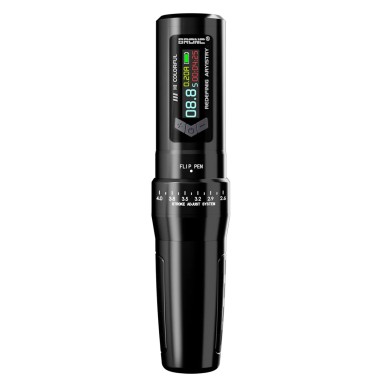 BRONC Siren - Corsa Regolabile 2,6–4,0 mm - 2 Batterie - Macchinetta Wireless Tattoo Pen