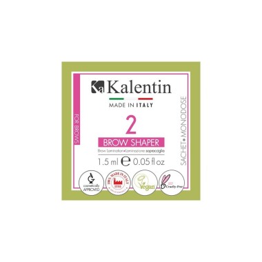BROW SHAPER VEGANO - 1 monodose da 1,5 ml - Laminazione Sopracciglia KALENTIN