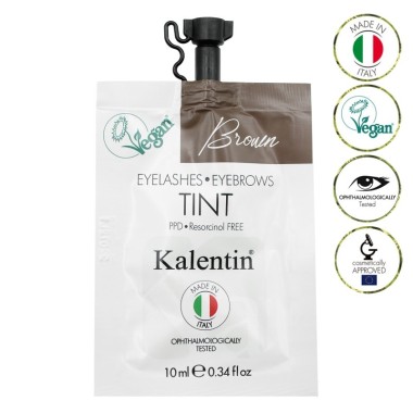 Tinta ibrida effetto henné preattivata - Castano 10 ml - KALENTIN 2