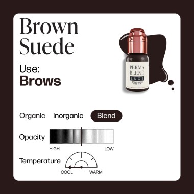 BROWN SUEDE - Perma Blend Luxe - 15ml - Pigmento PMU REACH 2