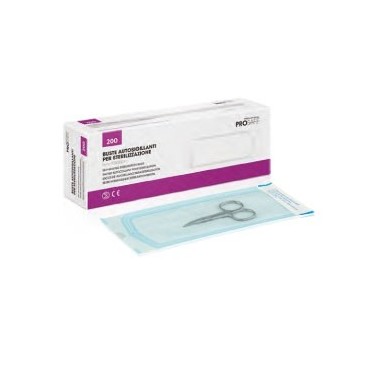 Buste Autosigillanti per Sterilizzazione - 90 x 260 mm - 200 pz