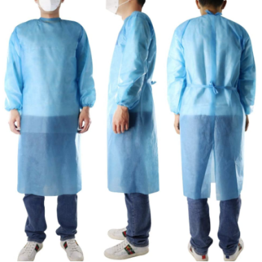 Camice Monouso Blu in TNT - 1 pz