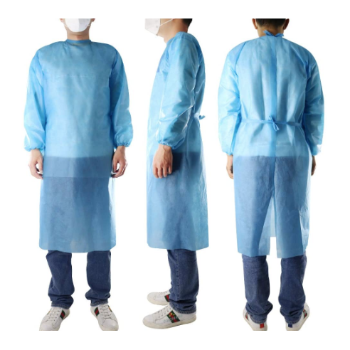 Camice Monouso Blu in TNT - 1 pz