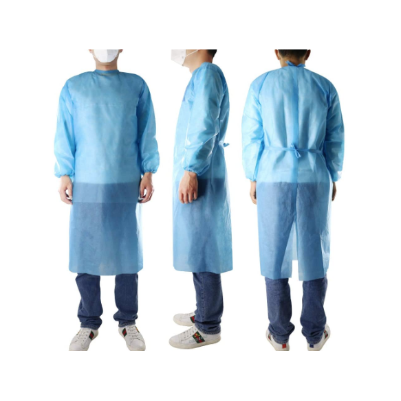 Camice Monouso Blu in TNT - 1 pz