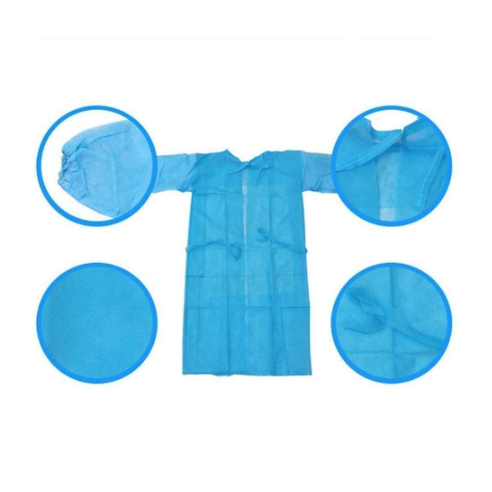 Camice Monouso Blu in TNT - 1 pz