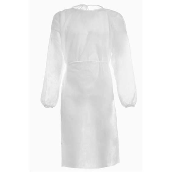 Camice Monouso Bianco in TNT 50 g/m² - Made in Italy - 1 pz