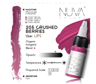 205 CRUSHED BERRIES - Nuva Colors - 15ml - Conforme REACH nuva colors
