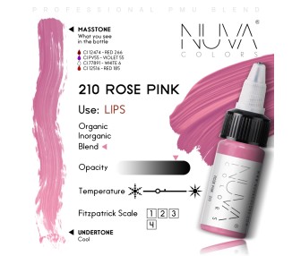 210 ROSE PINK - Nuva Colors - 15ml - Conforme REACH nuva colors