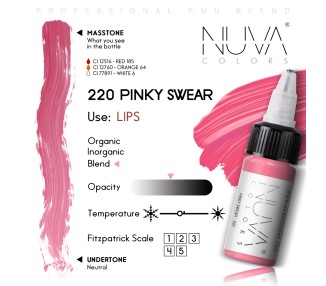 220 PINKY SWEAR - Nuva Colors - 15ml - Conforme REACH nuva colors