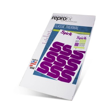Spirit Classic Thermal 14 - Carta Termica Viola per Stencil - 216 x 356 mm - 100 pz