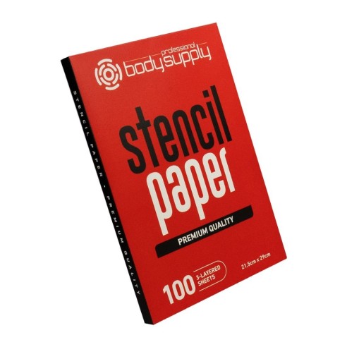 Carta Termica Premium per Stencil con Stampante o a Mano Libera - BodySupply Premium Stencil Paper - 21.5 x 29 cm - 100pz.