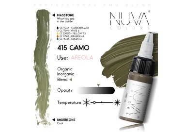 415 CAMO Areola - Nuva Colors - 15ml - Conforme REACH nuva colors