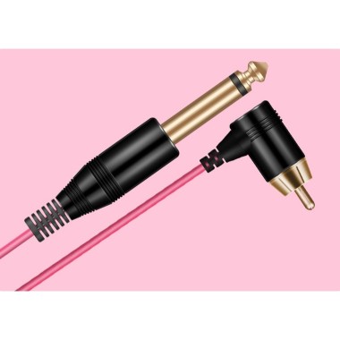 Cavo RCA Angolato ULTRALEGGERO MakeUp Supply - Rosa 2