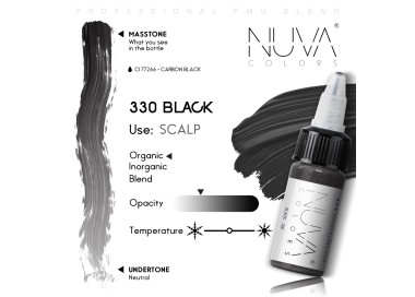 330 BLACK Trico SMP - Nuva Colors - 15ml - Conforme REACH nuva colors