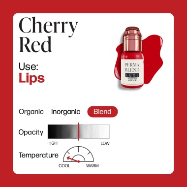 CHERRY RED - Perma Blend Luxe - 15ml - Pigmento PMU REACH 2
