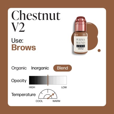 CHESTNUT V2 - Perma Blend Luxe - 15ml - Pigmento PMU REACH 2