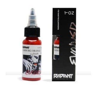 HAMBURG ORANGE - Radiant Colors - 30ml - Colore Tattoo REACH radiant colors
