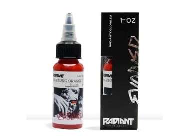 HAMBURG ORANGE - Radiant Colors - 30ml - Colore Tattoo REACH radiant colors