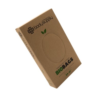 Copri Clip Cord Biodegradabili e Compostabili Neri - 5,5 x 60 cm - 200 pz