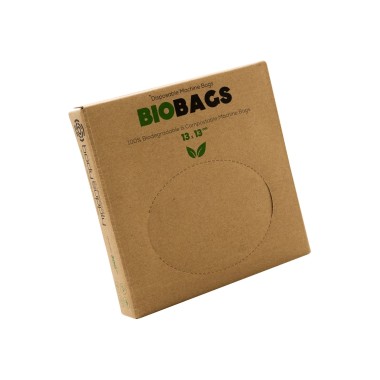 Copri Macchinetta Biodegradabili e Compostabili Neri - 13 x 13 cm - 200 pz