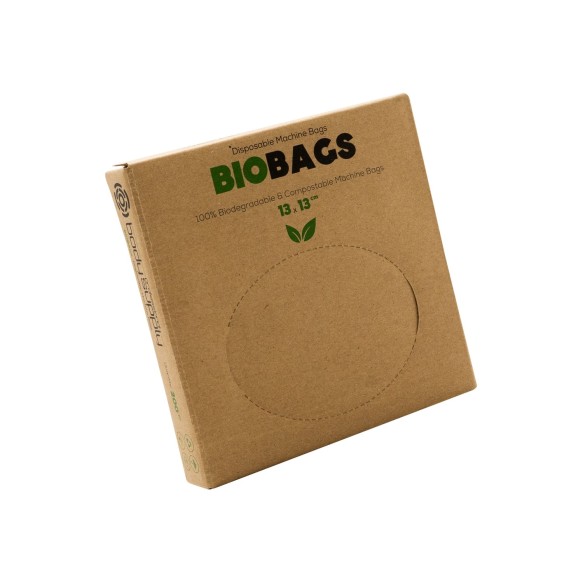 Copri Macchinetta Biodegradabili e Compostabili Neri - 13 x 13 cm - 200 pz