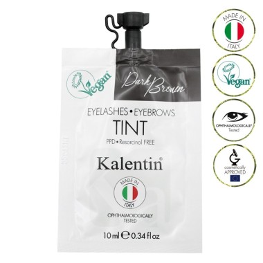 Tinta ibrida effetto henné preattivata - Castano Scuro 10 ml - KALENTIN 2