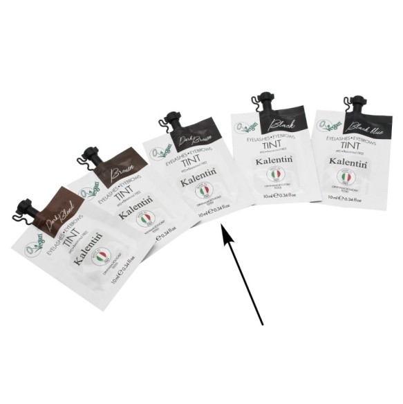 Tinta ibrida effetto henné preattivata - Castano Scuro 10 ml - KALENTIN