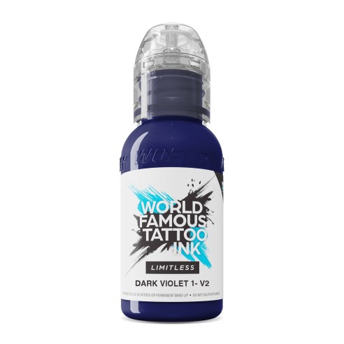 DARK VIOLET 1 V2 - World Famous Limitless - 30ml - Colore Tattoo REACH