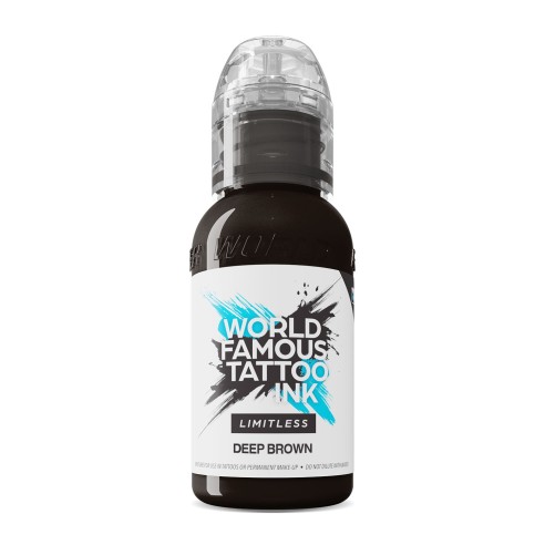 DEEP BROWN Michele Turco - World Famous Limitless - 30 ml - Colore Tattoo REACH