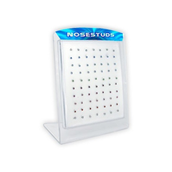 Espositore per Nose Stud - 70 Posti - 15 x 12 x 5 cm