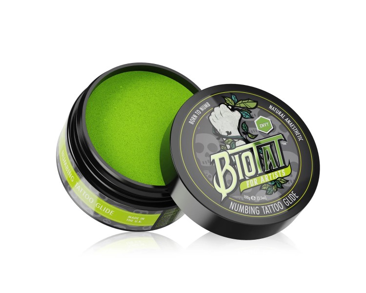 BIOTAT Natural Numbing Tattoo Glide - Envy - 100g biotat BIOTAT Natural Numbing Tattoo Glide - Envy - 100g biotat