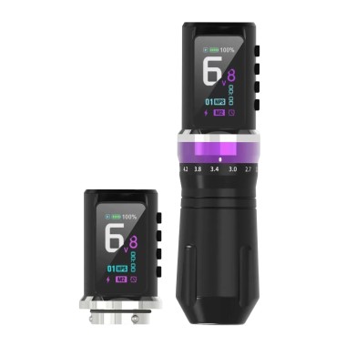 Dynamic TEZLA Multistroke - Corsa Regolabile (2.3 – 4.5 mm) - Macchinetta Wireless Tattoo Pen