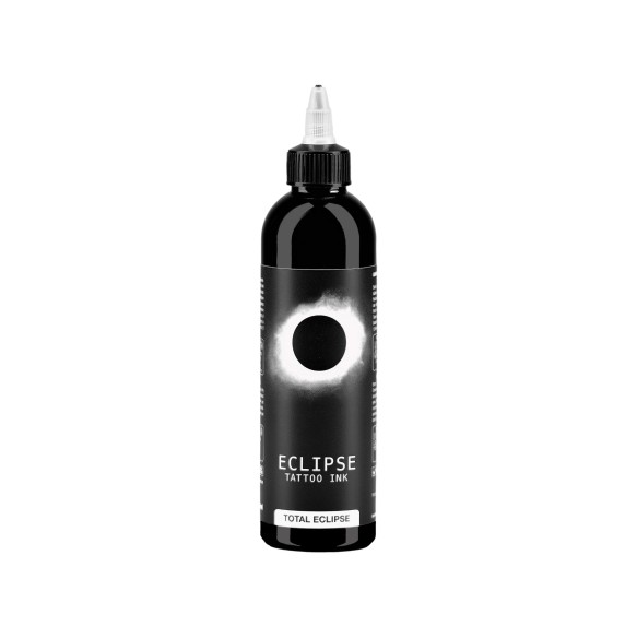 TOTAL ECLIPSE Black - Eclipse Tattoo Ink - 150 ml - Colore Tattoo REACH