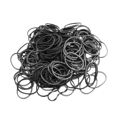 Elastici Neri per Macchine Tattoo - 200 pz