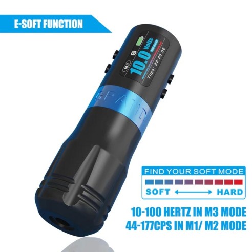 EMALLA Grand G4 - Corsa 5,0 mm - Macchinetta Wireless Tattoo Pen - Nera