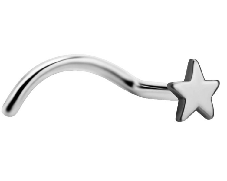 TT NOSE STUDS STAR 0,8mm (3mm) TT NOSE STUDS STAR 0,8mm (3mm)