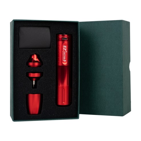 EZ EvoTech - Corsa 3,5 mm - Macchinetta Wireless Tattoo Pen - Rossa