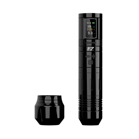 EZ EvoTech Pro - Corsa 3.5 mm - Macchinetta Wireless Tattoo Pen - Nera