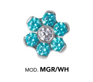 Titanium Micro Flowers For Micro Barbells