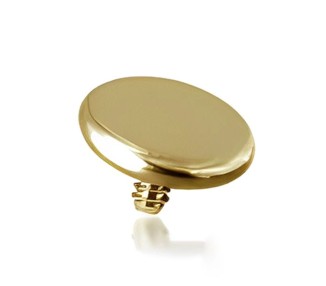 Gd Tt Flat Disc For Dermal Anchor