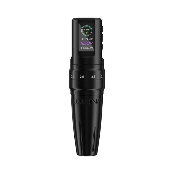 EZ P3 Pro Lumina - Corsa Regolabile (2.0 - 3.3 mm) - Macchinetta Wireless Tattoo Pen