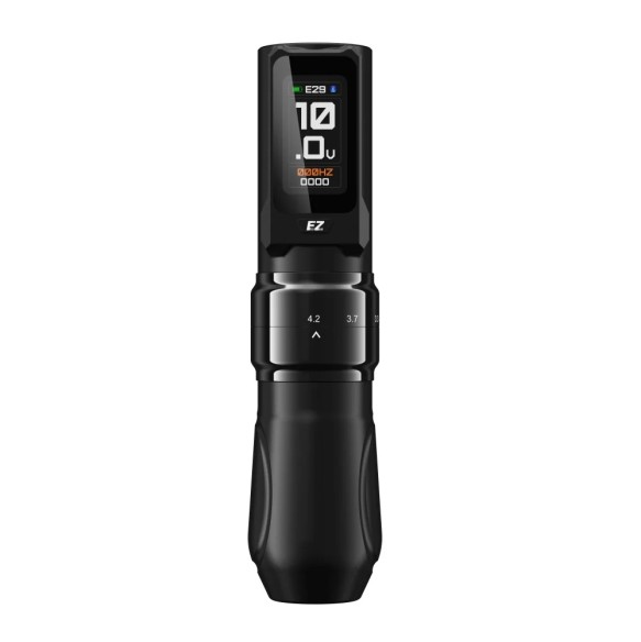 EZ P3 Pro Touch - Corsa Regolabile 2,0–4,2 mm - Macchinetta Wireless Tattoo Pen - Nera