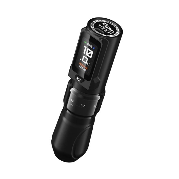 EZ P3 Pro Touch - Corsa Regolabile 2,0–4,2 mm - Macchinetta Wireless Tattoo Pen - Nera