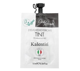 DARK BROWN - Tinta Vegana per Ciglia e Sopracciglia Preattivata KALENTIN - 10ml kalentin