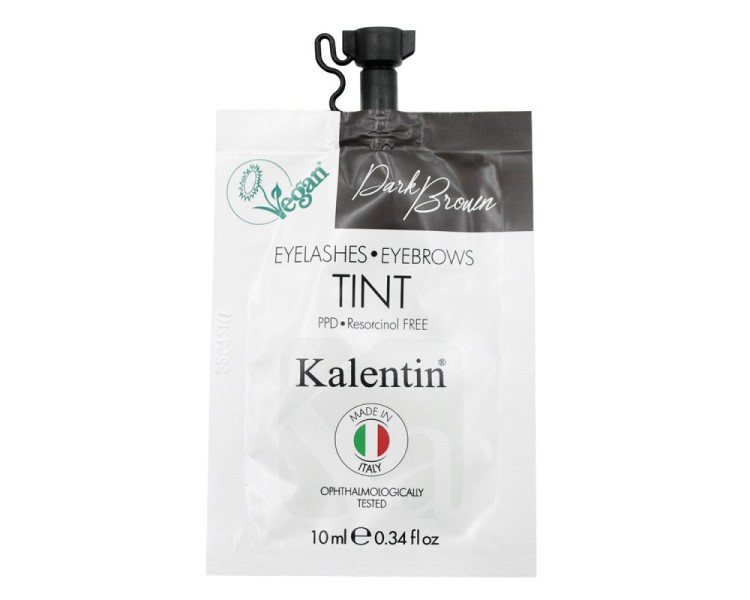 DARK BROWN - Tinta Vegana per Ciglia e Sopracciglia Preattivata KALENTIN - 10ml kalentin DARK BROWN - Tinta Vegana per Ciglia e Sopracciglia Preattivata KALENTIN - 10ml kalentin