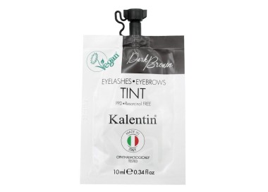 DARK BROWN - Tinta Vegana per Ciglia e Sopracciglia Preattivata KALENTIN - 10ml kalentin